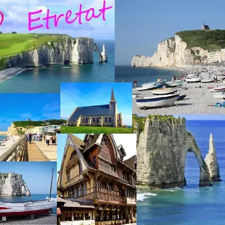 아파트 Entre Le Pont 9 Et L'eveque , Les Hauts De Honfleur, Piscine, Wifi Et Parking Gratuits 에쿼뭐빌