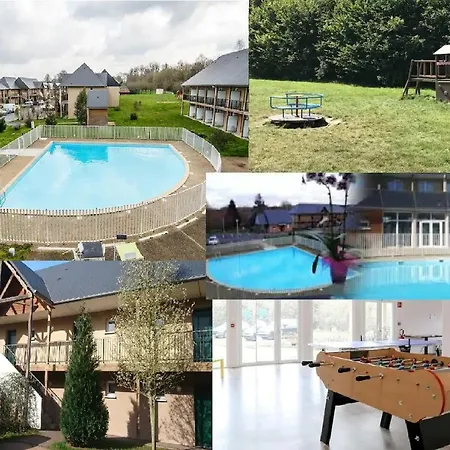 Apartman Entre Le Pont 9 Et L'eveque , Les Hauts De Honfleur, Piscine, Wifi Et Parking Gratuits Équemauville