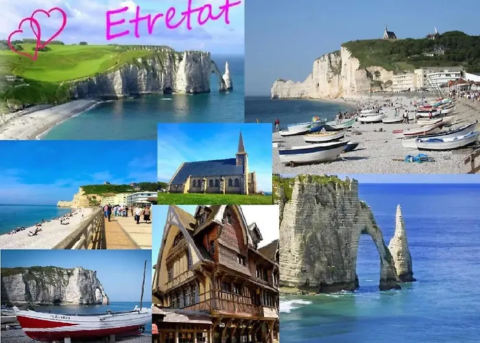 Apartment Entre Le Pont 9 Et L'eveque , Les Hauts De Honfleur, Piscine, Wifi Et Parking Gratuits Equemauville