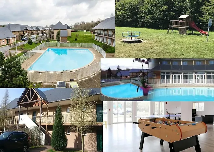 Apartment Entre Le Pont 9 Et L'eveque , Les Hauts De Honfleur, Piscine, Wifi Et Parking Gratuits Equemauville